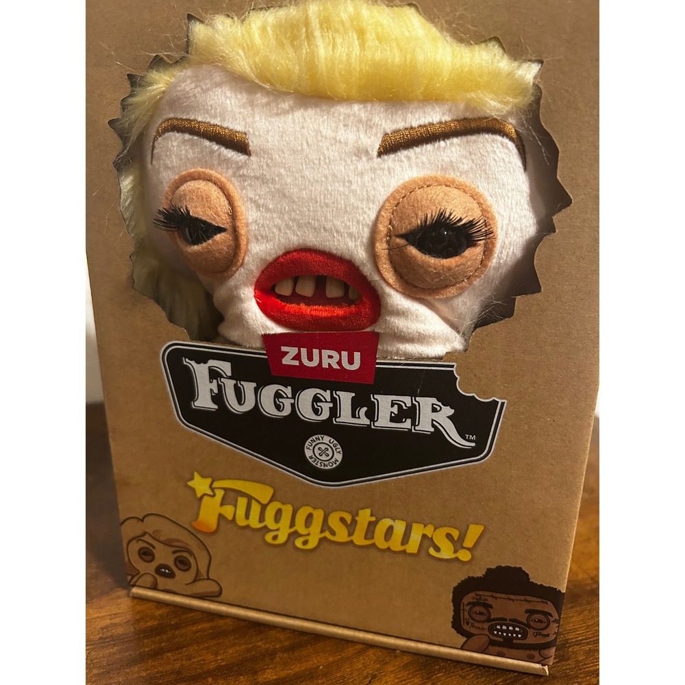 Zuru Fuggler Fuggstars Fleeting Fartlet Plush Monster 15754B Blonde Hair Teeth